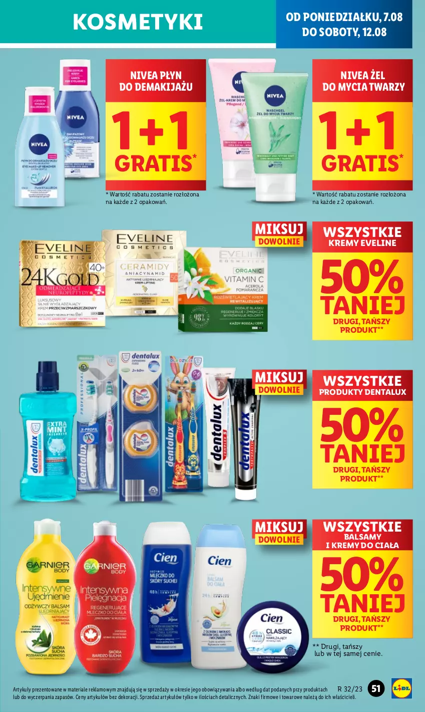 Gazetka promocyjna Lidl - GAZETKA - ważna 07.08 do 12.08.2023 - strona 69 - produkty: Eveline, Gra, Makijaż, Nivea