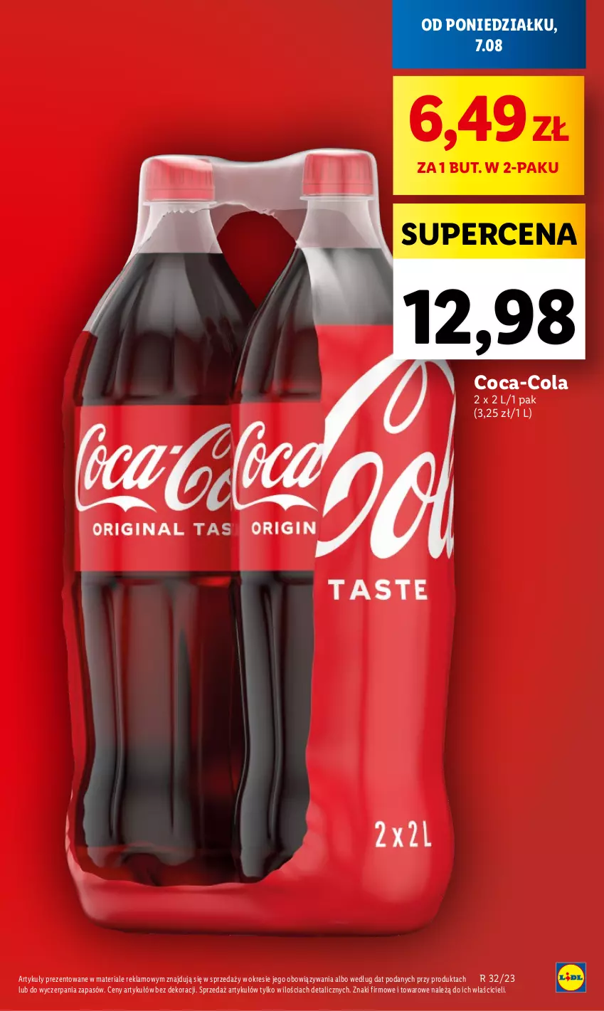 Gazetka promocyjna Lidl - GAZETKA - ważna 07.08 do 12.08.2023 - strona 7 - produkty: Coca-Cola