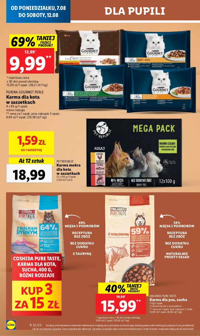 Gazetka promocyjna Lidl - GAZETKA - ważna 07.08 do 12.08.2023 - strona 71 - produkty: Kurczak, Pur, Purina