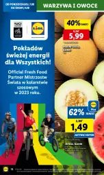 Gazetka promocyjna Lidl - GAZETKA - Gazetka - ważna od 12.08 do 12.08.2023 - strona 24 - produkty: Warzywa, Warzywa i owoce, Owoce, Arbuz, Melon