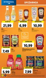 Gazetka promocyjna Lidl - GAZETKA - Gazetka - ważna od 12.08 do 12.08.2023 - strona 66 - produkty: Ketchup, Krakus, Sos, Korniszony, Kotlin, Heinz, LG