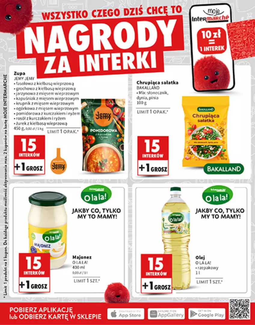 Gazetka promocyjna Intermarche - ważna 24.10 do 30.11.2024 - strona 12 - produkty: Groch, Kurczak, Majonez, Olej, Ryż, Sałat, Sałatka, Ser, Top