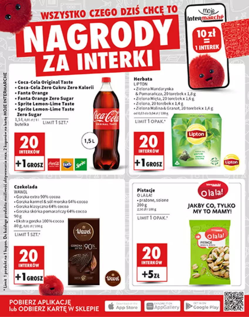 Gazetka promocyjna Intermarche - ważna 24.10 do 30.11.2024 - strona 14 - produkty: Czekolada, Fa, Fanta, Gra, Granat, Herbata, Lipton, Mięta, Pistacje, Sprite, Wawel