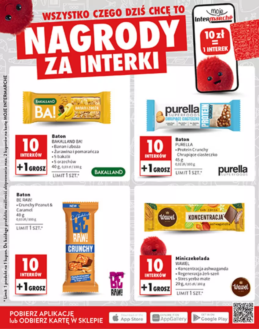 Gazetka promocyjna Intermarche - ważna 24.10 do 30.11.2024 - strona 4 - produkty: Ba!, Baton, Czekolada, Pur, Wawel