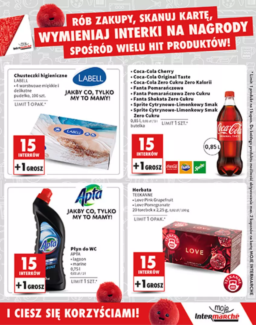 Gazetka promocyjna Intermarche - ważna 24.10 do 30.11.2024 - strona 9 - produkty: Bell, Chusteczki, Coca-Cola, Fa, Fanta, Gin, Sprite, Top