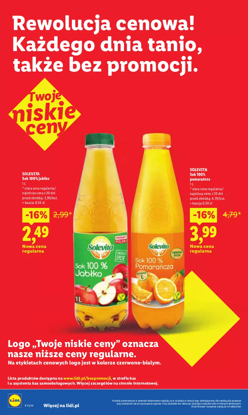 Gazetka promocyjna Lidl - Gazetka ważna od 3.08 do 5.08 - ważna 03.08 do 05.08.2026 - strona 28 - produkty: Sok