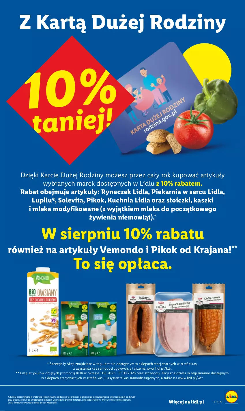 Gazetka promocyjna Lidl - Gazetka ważna od 3.08 do 5.08 - ważna 03.08 do 05.08.2026 - strona 81 - produkty: Kuchnia, PIKOK, Ser, Słoiczki