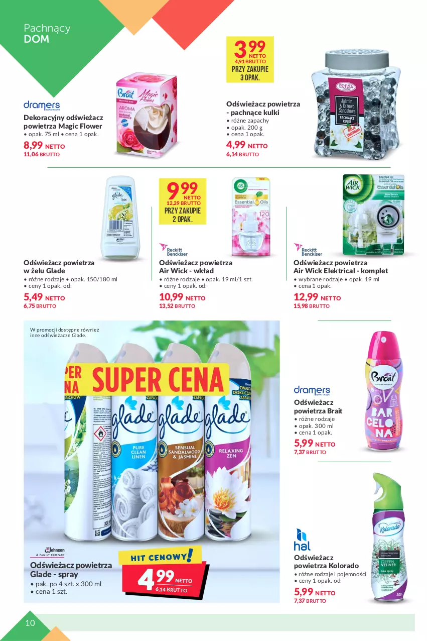 Gazetka promocyjna Makro - [Oferta specjalna] Domowe porządki - ważna 19.10 do 30.10.2021 - strona 10 - produkty: Air Wick, Kolorado, Odświeżacz powietrza