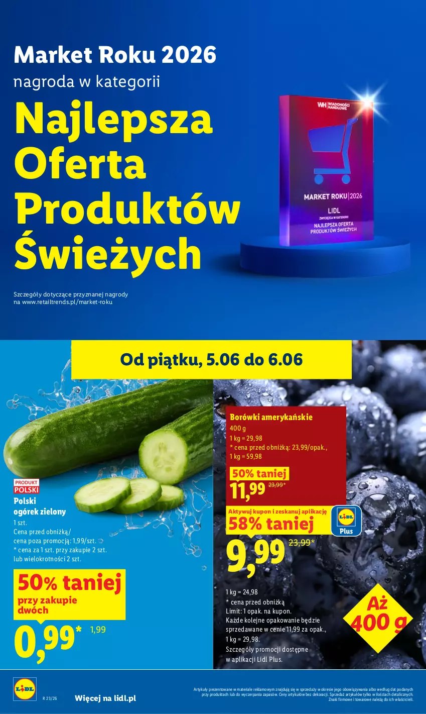 Gazetka promocyjna Lidl - Gazetka ważna od 5.06 do 6.06 - ważna 05.06 do 06.06.2026 - strona 38 - produkty: Ogórek, Olej