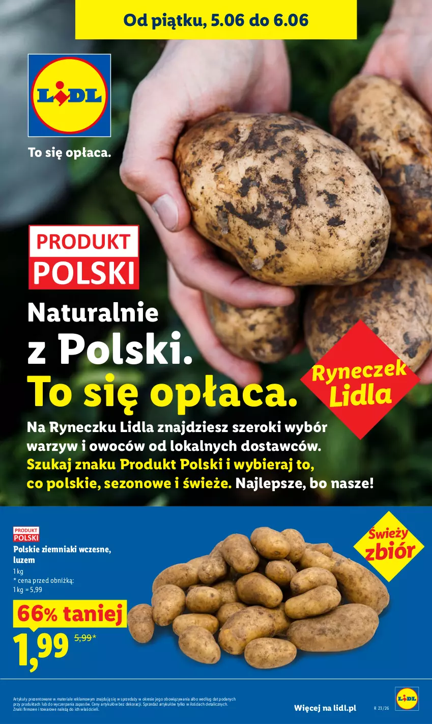 Gazetka promocyjna Lidl - Gazetka ważna od 5.06 do 6.06 - ważna 05.06 do 06.06.2026 - strona 41 - produkty: O nas, Ziemniaki