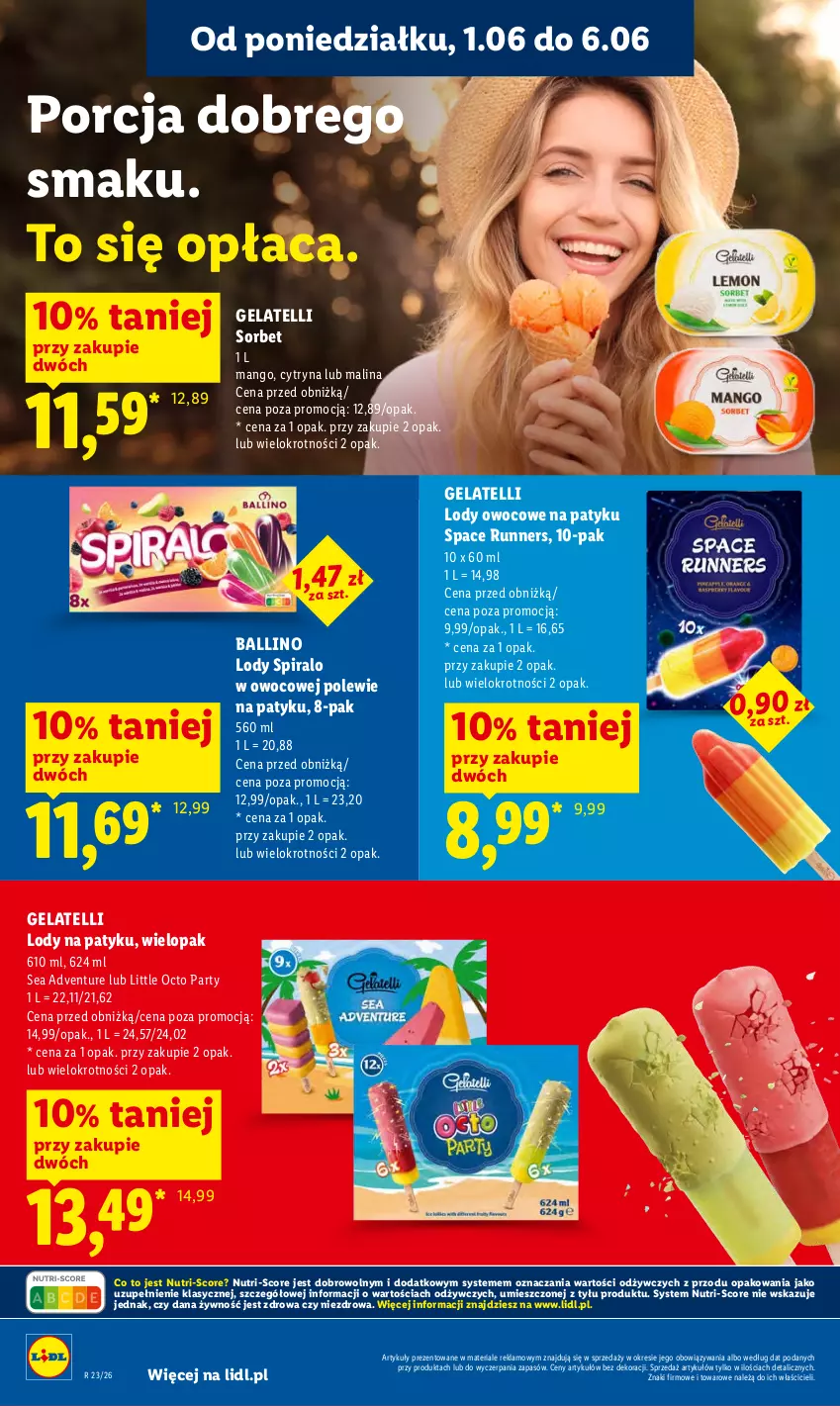 Gazetka promocyjna Lidl - Gazetka ważna od 5.06 do 6.06 - ważna 05.06 do 06.06.2026 - strona 62 - produkty: Lody, Mango, Por