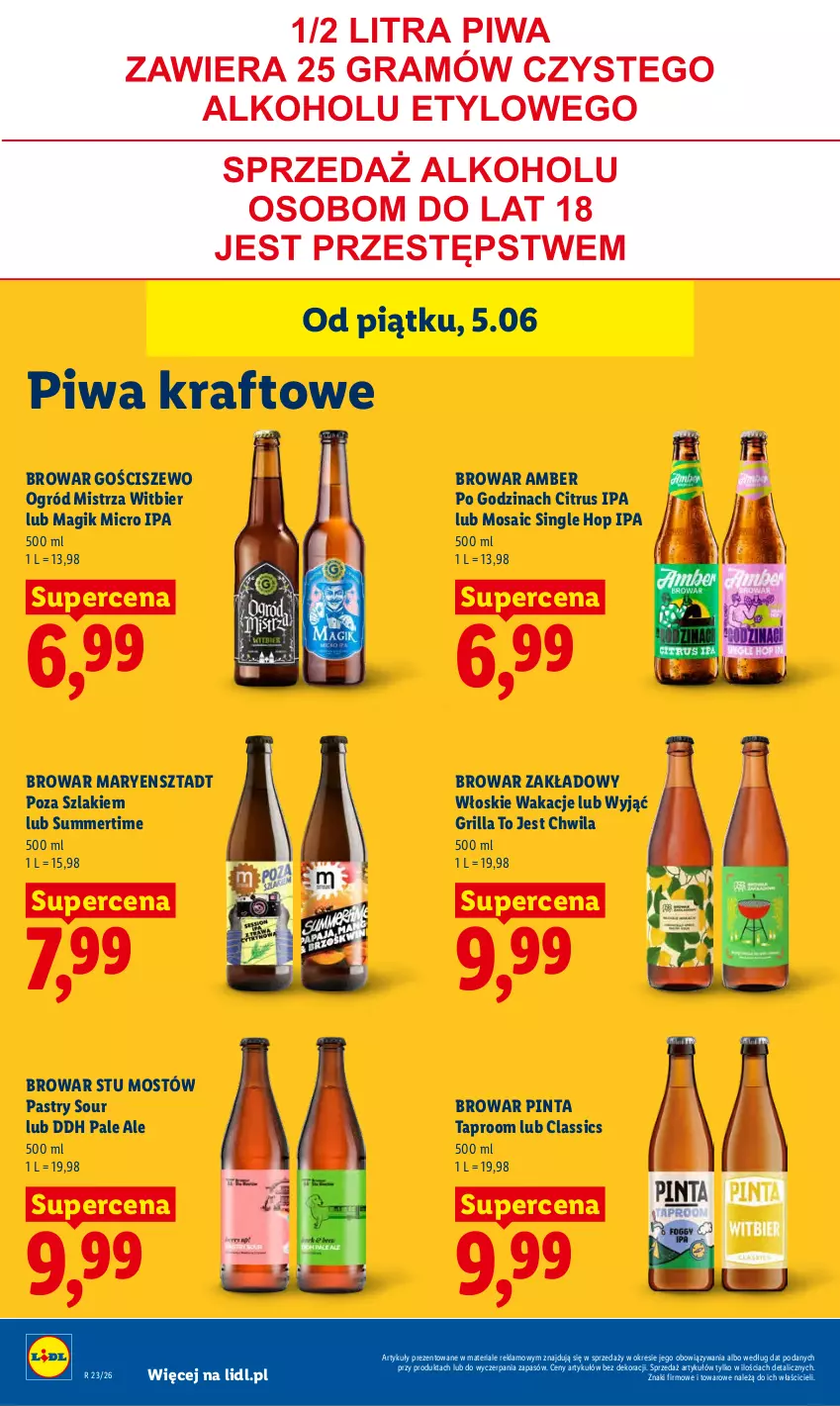 Gazetka promocyjna Lidl - Gazetka ważna od 5.06 do 6.06 - ważna 05.06 do 06.06.2026 - strona 70 - produkty: Grill, Ogród, Piwa