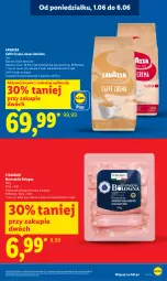 Gazetka promocyjna Lidl - Gazetka ważna od 5.06 do 6.06 - Gazetka - ważna od 06.06 do 06.06.2026 - strona 17 - produkty: Mortadella, Kawa ziarnista, Kawa, Dell, Lavazza