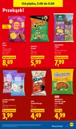 Gazetka promocyjna Lidl - Gazetka ważna od 5.06 do 6.06 - Gazetka - ważna od 06.06 do 06.06.2026 - strona 75 - produkty: Cheetos, Ser, Jogurt, Beskidzki, Chipsy, Chrupki, Serek, Przysnacki, Lay’s, Beskidzkie paluszki