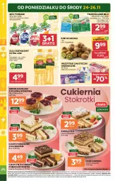 Gazetka promocyjna Stokrotka - Market - Gazetka - ważna od 26.11 do 26.11.2025 - strona 4 - produkty: Warzywa, Ser, Mus, Gra, Twaróg, Cukier, Kiwi, Szarlotka, Farm Milk, Chusteczki, Tymbark, Olej rzepakowy, Owoce, Olej, Mięso, Kokos, Fa