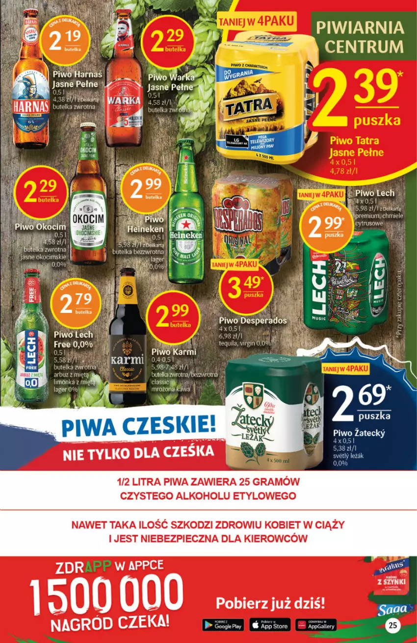 Gazetka promocyjna Delikatesy Centrum - Gazetka DC41 n. fresh - ważna 14.10 do 20.10.2021 - strona 25 - produkty: Arbuz, Ba!, Gin, Gra, Karmi, Kawa, Koc, Okocim, Piec, Piwa, Piwo, Por