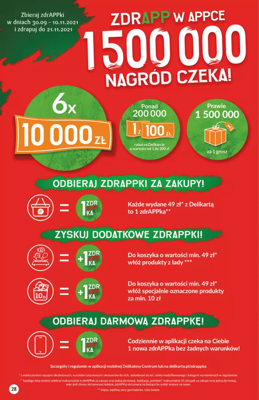 Gazetka promocyjna Delikatesy Centrum - Gazetka DC41 n. fresh - ważna 14.10 do 20.10.2021 - strona 28 - produkty: Kosz, Mięso, Mobil, Olej, Rum, Ser