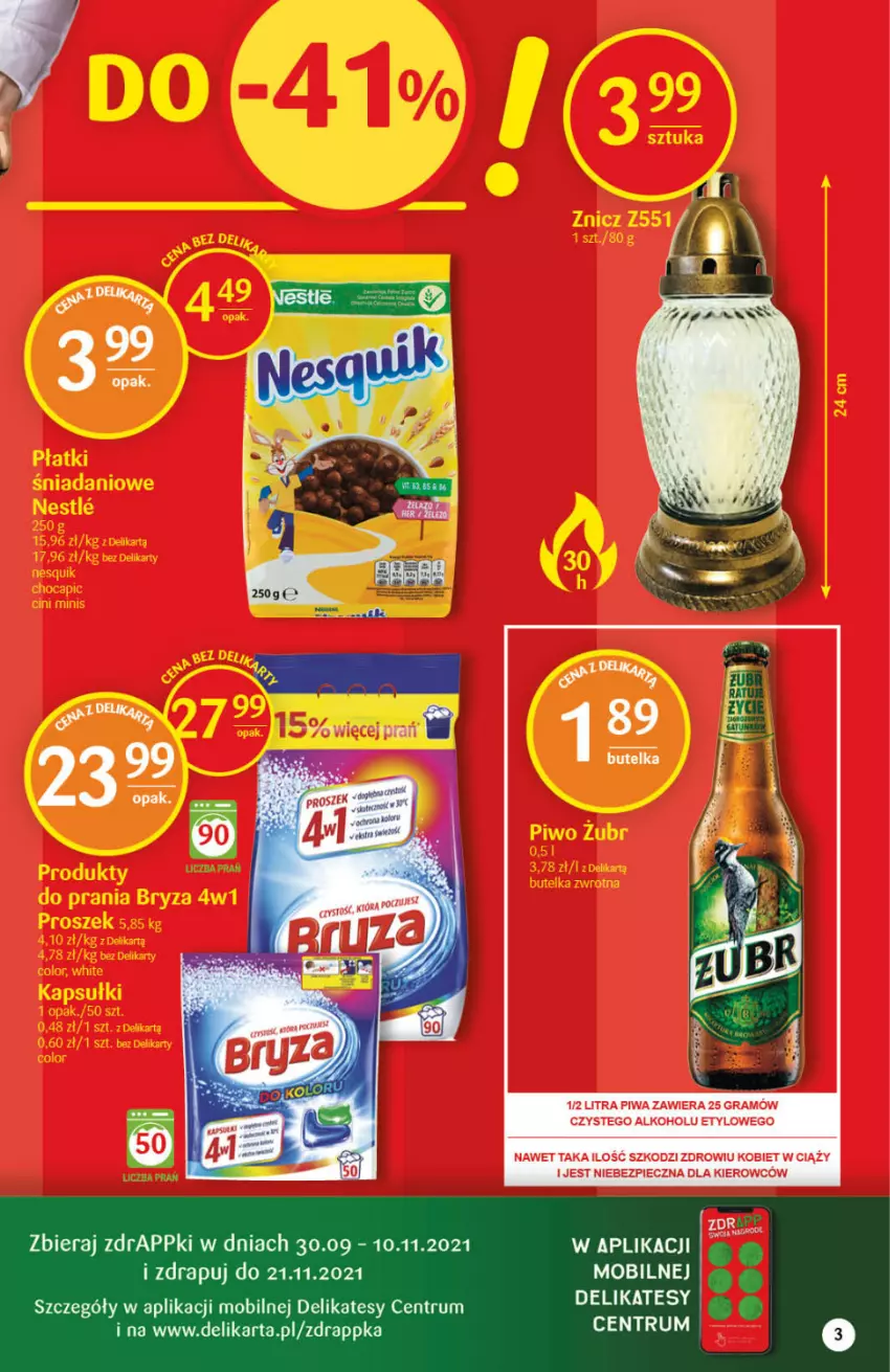 Gazetka promocyjna Delikatesy Centrum - Gazetka DC41 n. fresh - ważna 14.10 do 20.10.2021 - strona 3 - produkty: Gra, Piec, Piwa