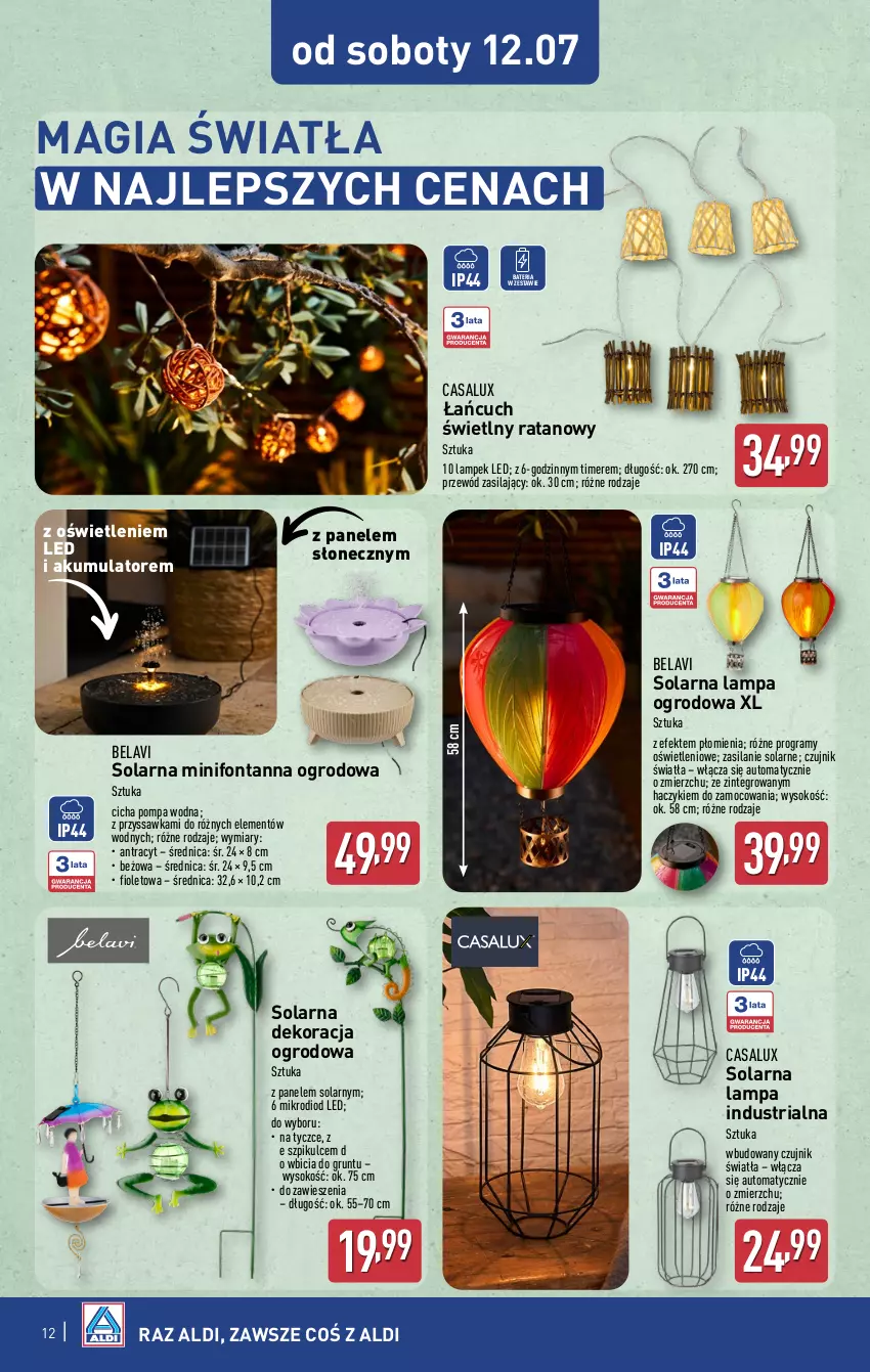 Gazetka promocyjna Aldi - Artykuły przemysłowe i tekstylia - ważna 09.07 do 12.07.2025 - strona 12 - produkty: Akumulator, Bateria, BIC, Gra, Grunt, Haczyk, Lampa, Przewód, Silan, Sok