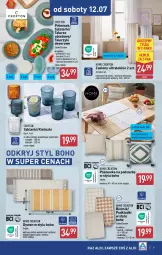 Gazetka promocyjna Aldi - Artykuły przemysłowe i tekstylia - Gazetka - ważna od 12.07 do 12.07.2025 - strona 9 - produkty: Ser, Poszewka, Talerzyk, Talerz, Wełna, Karnisz, Bieżnik, Deser, Lanki, Dywan, Podkład