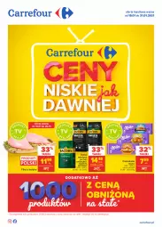 Gazetka promocyjna Carrefour - Gazetka Carrefour - Gazetka - ważna od 31.01 do 31.01.2021 - strona 1 - produkty: Kawa mielona, Kawa, Jacobs Krönung, Czekolada, Jacobs, Milka