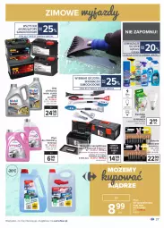 Gazetka promocyjna Carrefour - Gazetka Carrefour - Gazetka - ważna od 31.01 do 31.01.2021 - strona 27 - produkty: Duracell, Olej silnikowy, Skrzynka narzędziowa, Baterie alkaliczne, Płyn do spryskiwaczy, Olej, Mobil, Płyn do chłodnic, Akumulator
