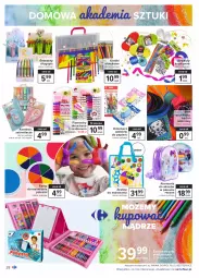 Gazetka promocyjna Carrefour - Gazetka Carrefour - Gazetka - ważna od 31.01 do 31.01.2021 - strona 28 - produkty: Frozen, Ser, Papier, Długopis, Flamastry, Plecak, Zestaw do malowania, Fa