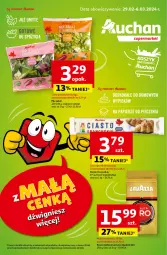 Gazetka promocyjna Auchan - Gazetka z MAŁĄ CENKĄ dźwigniesz więcej! Supermarket Auchan - Gazetka - ważna od 06.03 do 06.03.2024 - strona 1 - produkty: Piec, Ciasto francuskie, Papier, Kawa mielona, Kawa, Lavazza