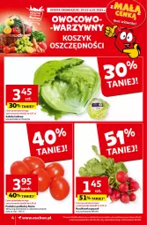 Gazetka promocyjna Auchan - Gazetka z MAŁĄ CENKĄ dźwigniesz więcej! Supermarket Auchan - Gazetka - ważna od 06.03 do 06.03.2024 - strona 4 - produkty: Sałata lodowa, Sałat, Rzodkiewka