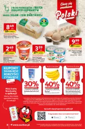Gazetka promocyjna Auchan - Gazetka z MAŁĄ CENKĄ dźwigniesz więcej! Supermarket Auchan - Gazetka - ważna od 06.03 do 06.03.2024 - strona 8 - produkty: Banany, Ser, Jogurt owocowy, Piątnica, Jaja, Jogurt, Mlekovita, Serek, Peeling, Twój Smak, Masło, Mleko