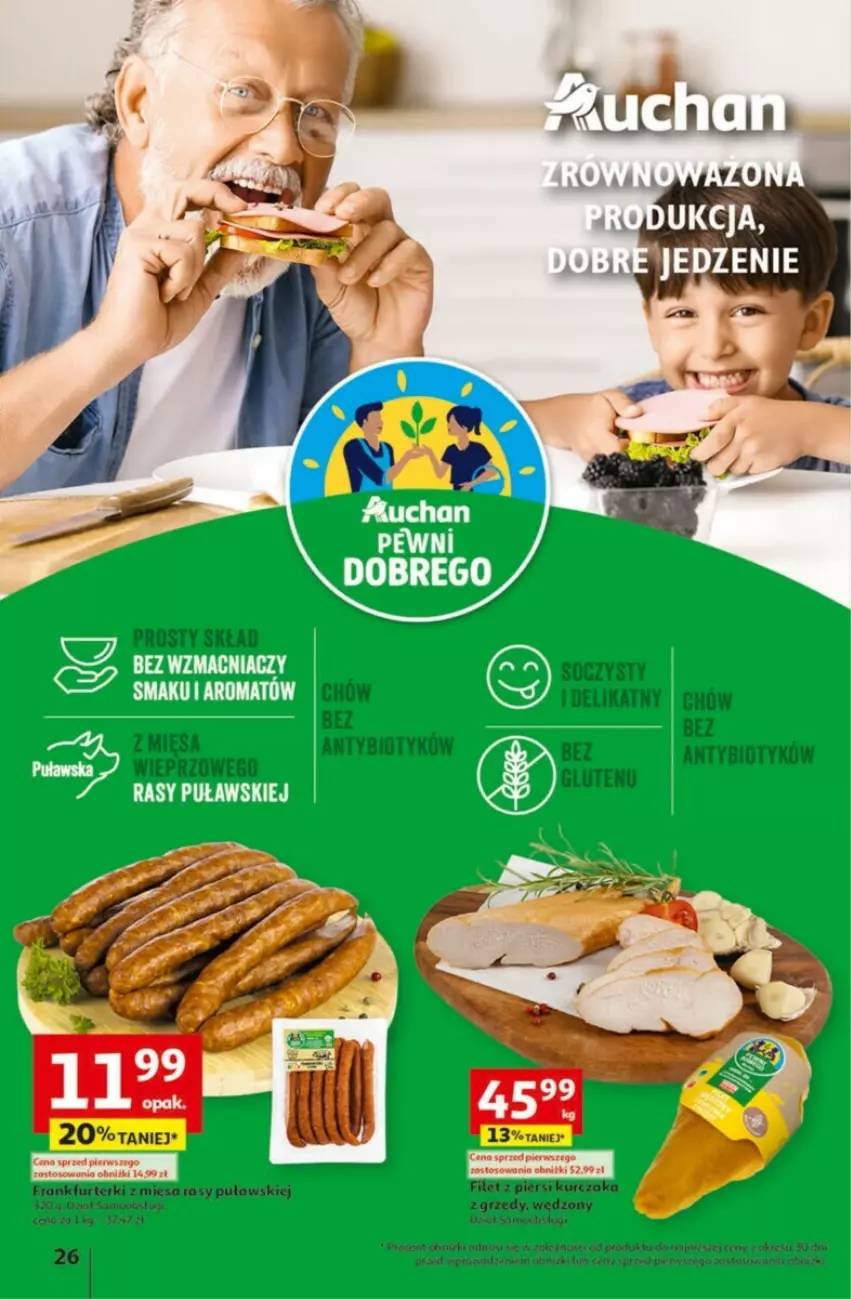 Gazetka promocyjna Auchan - ważna 01.02 do 07.02.2024 - strona 19 - produkty: Frankfurterki