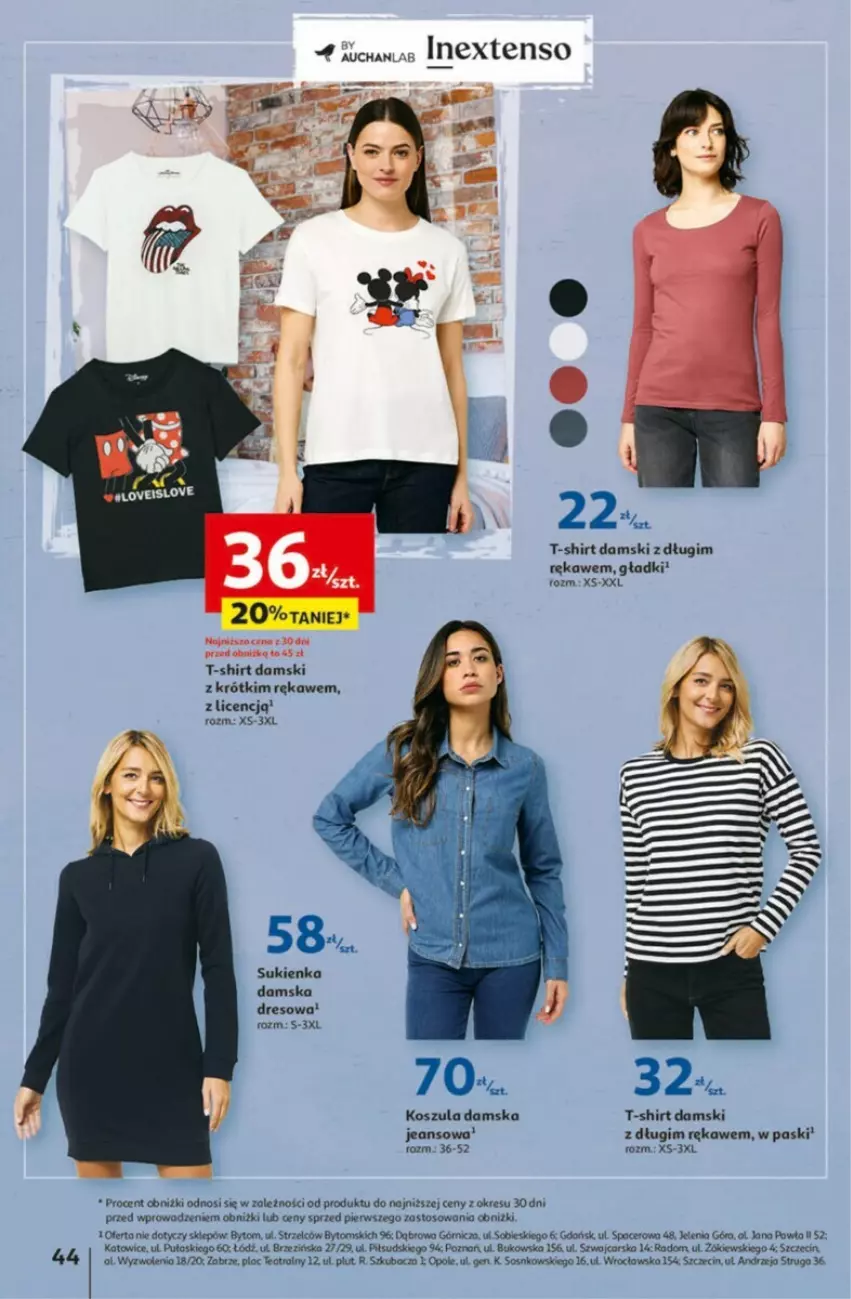 Gazetka promocyjna Auchan - ważna 01.02 do 07.02.2024 - strona 39 - produkty: Acer, Cars, Dres, Kosz, Koszula, Sos, Sukienka, T-shirt