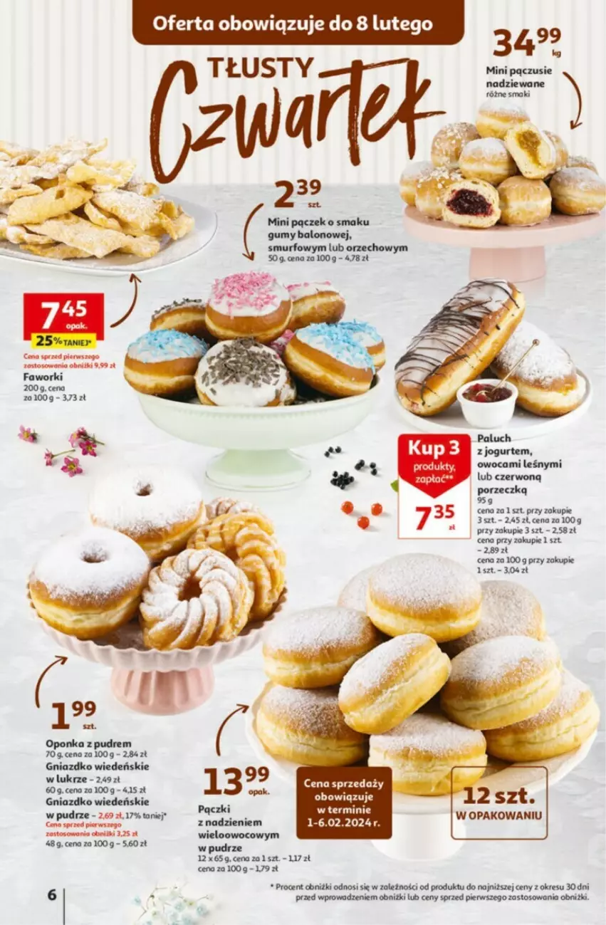 Gazetka promocyjna Auchan - ważna 01.02 do 07.02.2024 - strona 53 - produkty: Jogurt, Pączek, Por