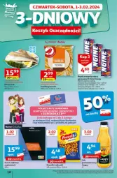 Gazetka promocyjna Auchan - Gazetka - ważna od 07.02 do 07.02.2024 - strona 2 - produkty: Sok, Lajkonik, Gin, Tortilla, Cappy, Precelki, Fa