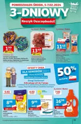 Gazetka promocyjna Auchan - Gazetka - ważna od 07.02 do 07.02.2024 - strona 3 - produkty: Lubella, Gulasz wołowy, Cukier, Bell, Cukierki czekoladowe, Kosz, Bella, Kabanos, Cukierki, Kokos