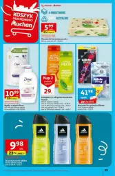 Gazetka promocyjna Auchan - Gazetka - ważna od 07.02 do 07.02.2024 - strona 33 - produkty: Fructis, Mydło w płynie, Dove, Chusteczki kosmetyczne, Chusteczki, Szampon, Gillette, Odżywka, Mydło