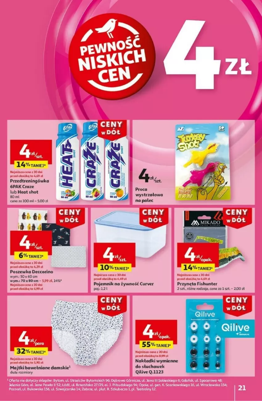 Gazetka promocyjna Auchan - ważna 02.01 do 08.01.2025 - strona 16 - produkty: Majtki, Poszewka, Top