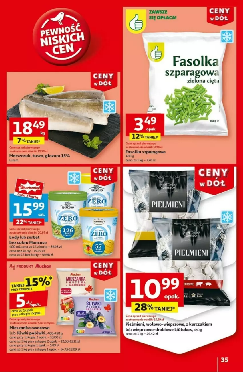 Gazetka promocyjna Auchan - ważna 02.01 do 08.01.2025 - strona 31 - produkty: Fa, Glazura, Kurczak, Lazur, Lody, Tusz