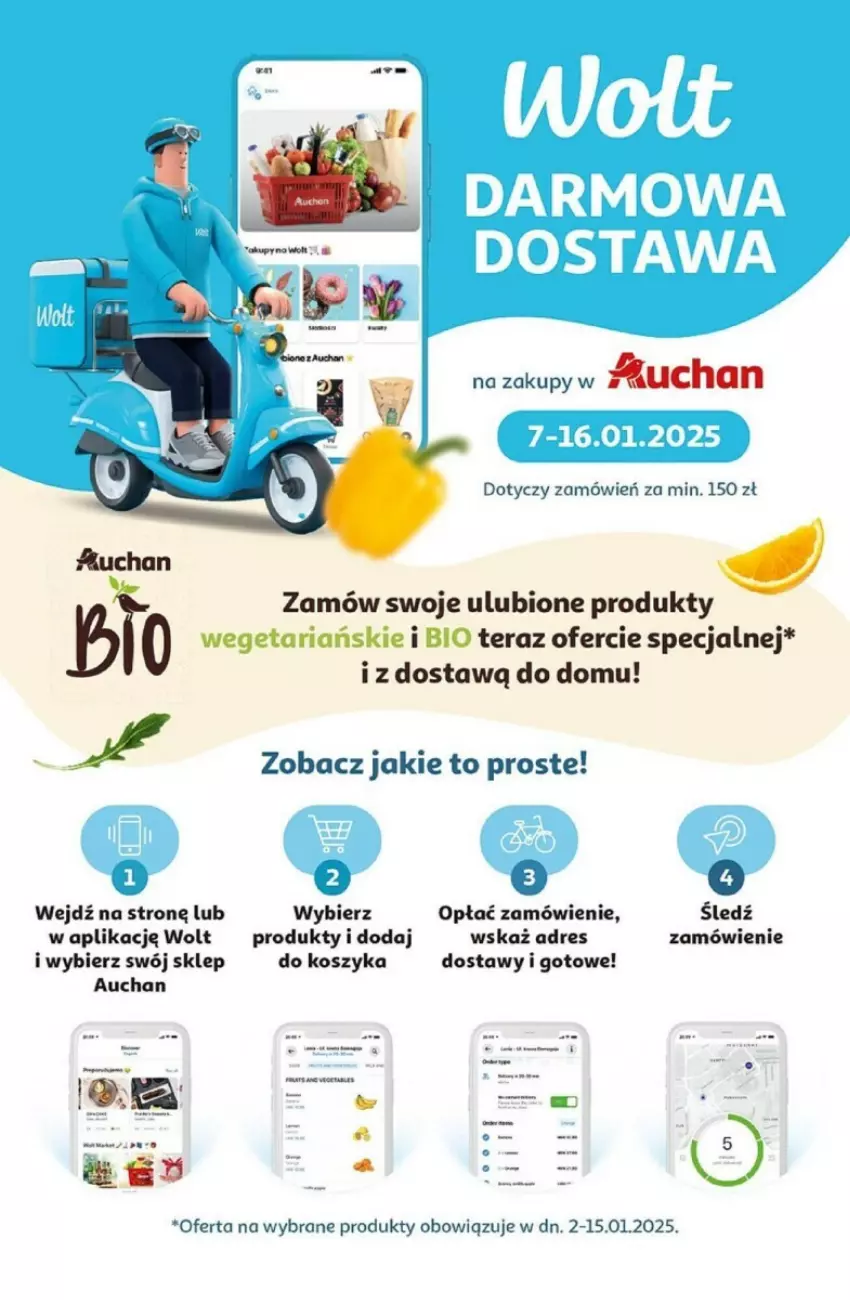 Gazetka promocyjna Auchan - ważna 02.01 do 08.01.2025 - strona 47 - produkty: Dres, Kosz, Tera