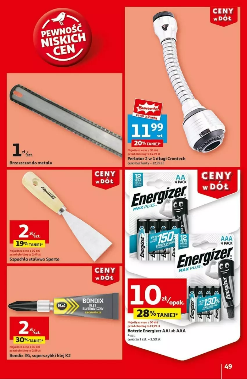 Gazetka promocyjna Auchan - ważna 02.01 do 08.01.2025 - strona 53 - produkty: Energizer, K2, Klej