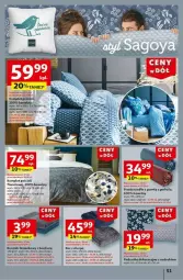Gazetka promocyjna Auchan - Gazetka - ważna od 08.01 do 08.01.2025 - strona 55 - produkty: Koc, Pościel, Poduszka dekoracyjna, Ręcznik, Komplet pościeli, Poduszka