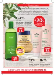 Gazetka promocyjna Ziko - Gazetka Ziko Dermo - Gazetka - ważna od 03.04 do 03.04.2024 - strona 8 - produkty: Ser, Por, Body, Vichy, Mleczko, Ziaja, Nuxe