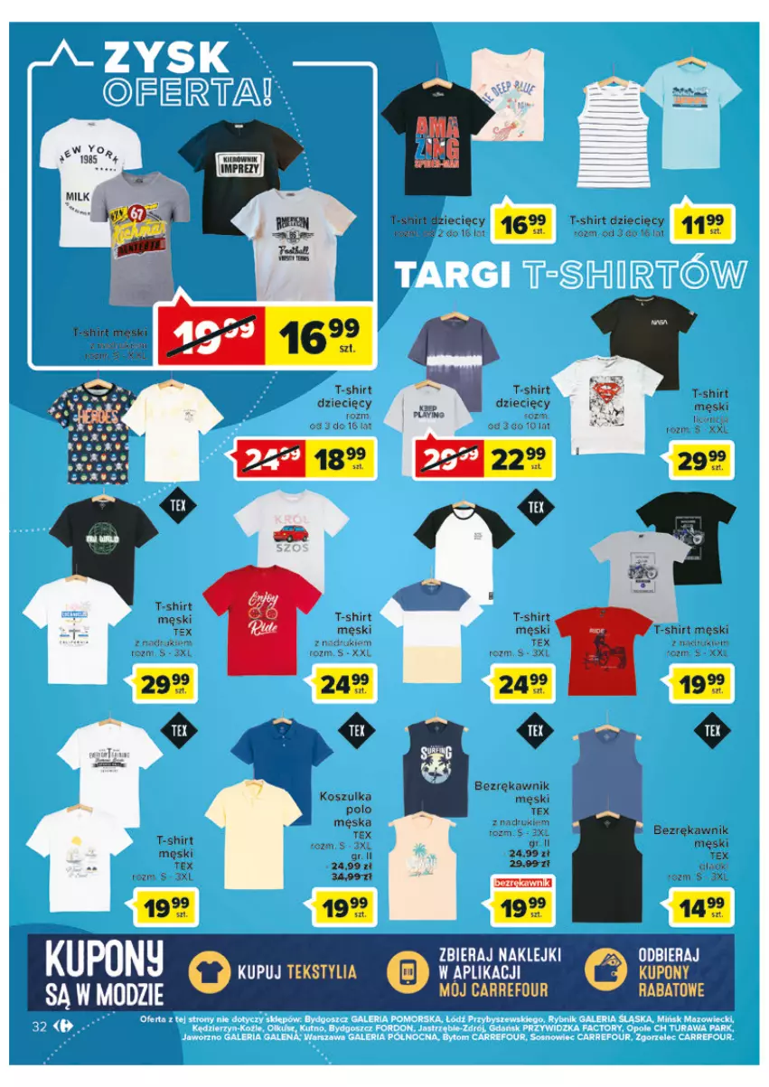 Gazetka promocyjna Carrefour - Gazetka Carrefour - ważna 31.05 do 11.06.2022 - strona 32 - produkty: Dzieci, Kosz, Koszulka, T-shirt
