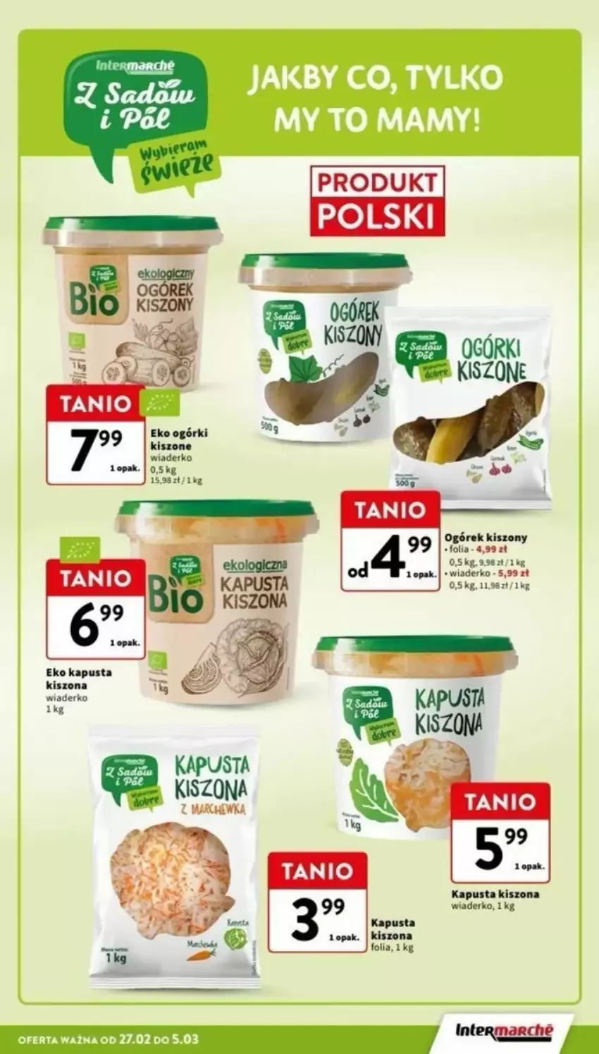 Gazetka promocyjna Intermarche - ważna 27.02 do 08.03.2025 - strona 3 - produkty: Ogórek