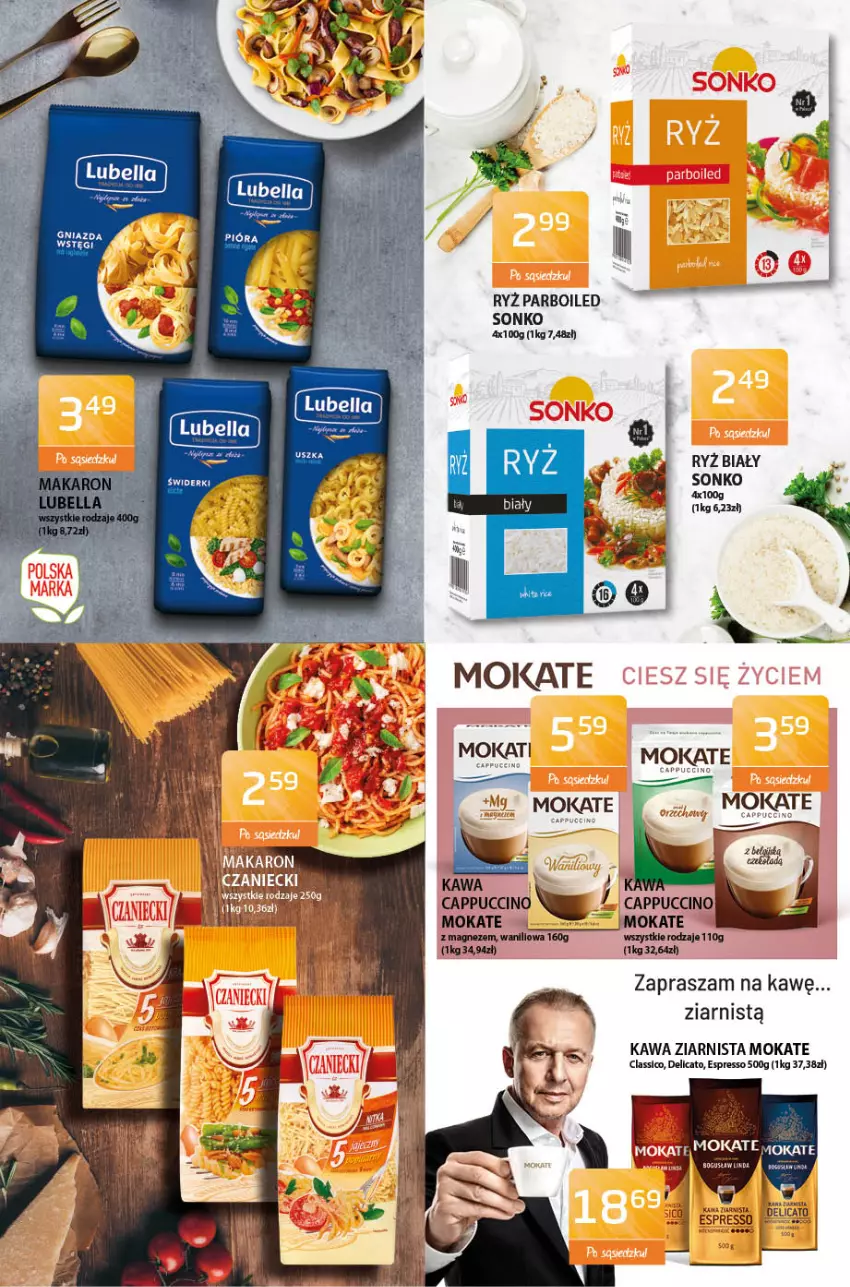 Gazetka promocyjna ABC - Gazetka - ważna 08.04 do 22.04.2021 - strona 4 - produkty: Cappuccino, Kawa, Kawa ziarnista, Magnez, Ryż, Ryż biały, Ryż parboiled, Sonko