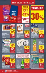 Gazetka promocyjna Aldi - Pełna oferta - Gazetka - ważna od 27.09 do 27.09.2025 - strona 34 - produkty: Piwa, Piwo, Kurczak, Serek wiejski, Sos, Sok, Ser, Pur, Gra, Kawa ziarnista, Piątnica, Chipsy, Purina, Kawa, Serek, Podlaski, Tymbark, Lavazza, Grill, Lay’s, Kiełbasa, Kiełbasa śląska