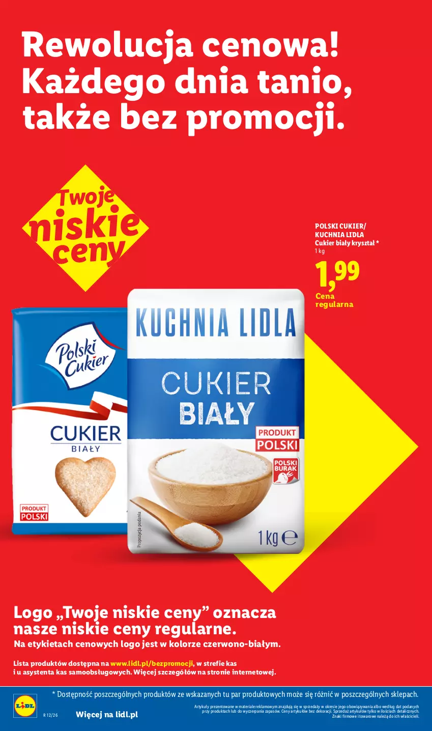 Gazetka promocyjna Lidl - Rewolucja cenowa! - ważna 16.09 do 30.09.2026 - strona 24 - produkty: Cukier, Kuchnia