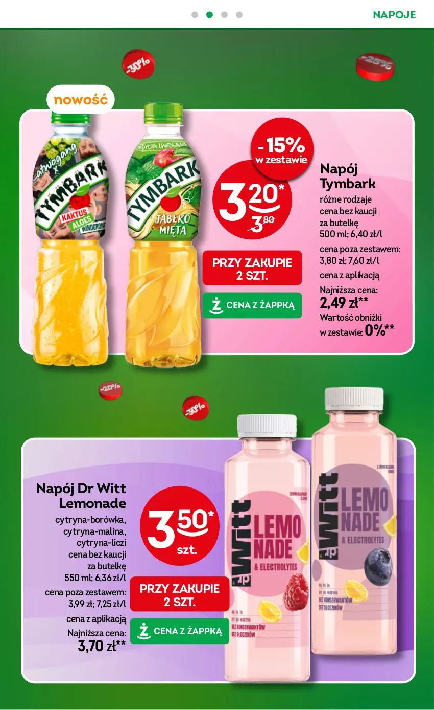 Gazetka promocyjna Żabka - gazetka-promocyjna-29-30-2026 - ważna 15.07 do 28.07.2026 - strona 25 - produkty: Borówka, Liczi, Napój, Napoje, Tymbark
