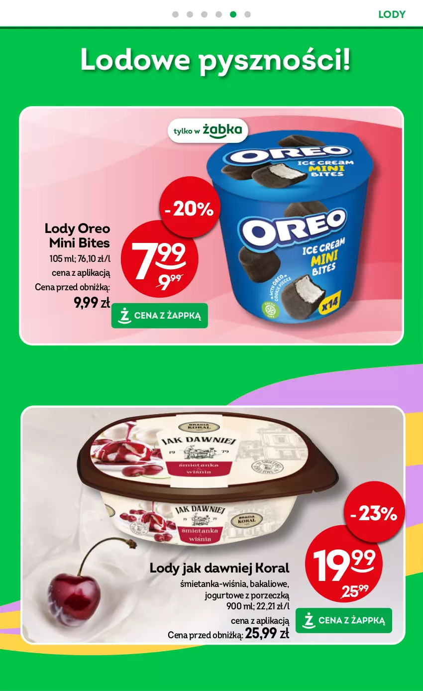 Gazetka promocyjna Żabka - gazetka-promocyjna-29-30-2026 - ważna 15.07 do 28.07.2026 - strona 42 - produkty: Jogurt, Lody, Oreo, Por