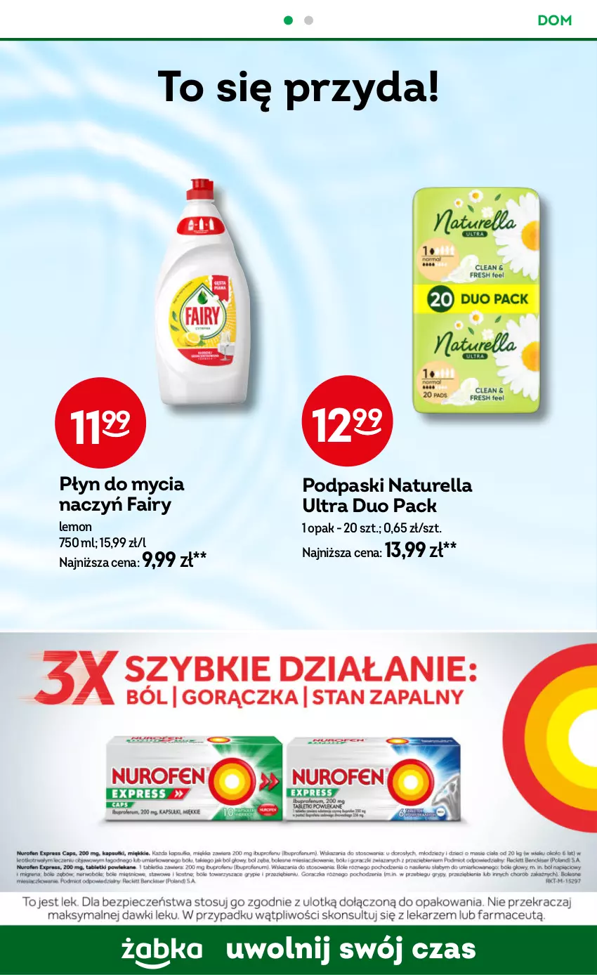Gazetka promocyjna Żabka - gazetka-promocyjna-29-30-2026 - ważna 15.07 do 28.07.2026 - strona 88 - produkty: Do mycia naczyń, Fa, Fairy, Naturell, Naturella, Płyn do mycia, Płyn do mycia naczyń, Podpaski